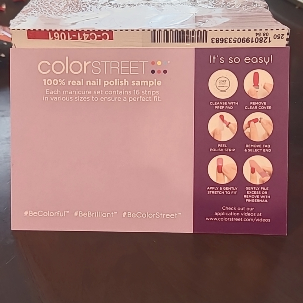 ⚫️💲ALE⚫️ NIB 250 PACK COLOR STREET HOW TO APPLY CARDS